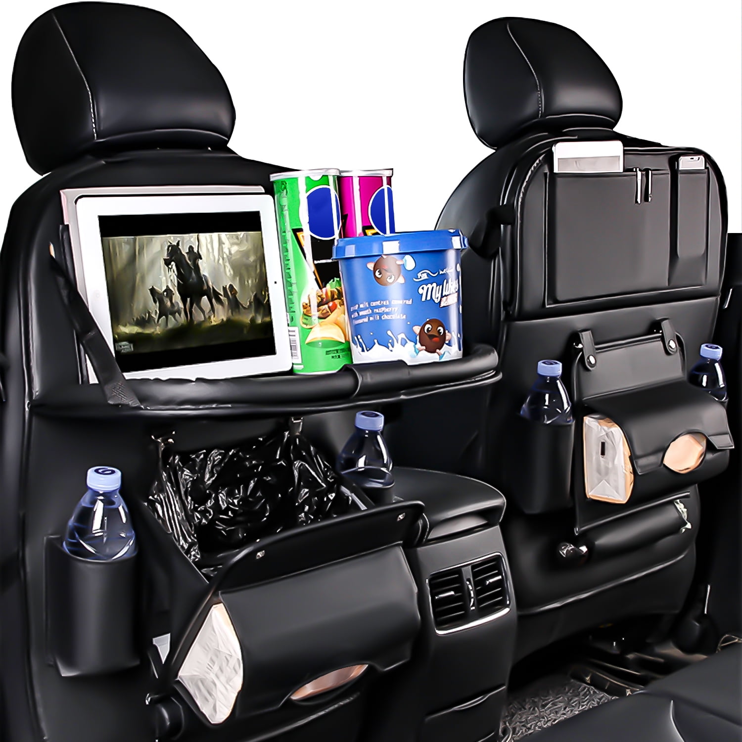 Car seat organizer with tray deals