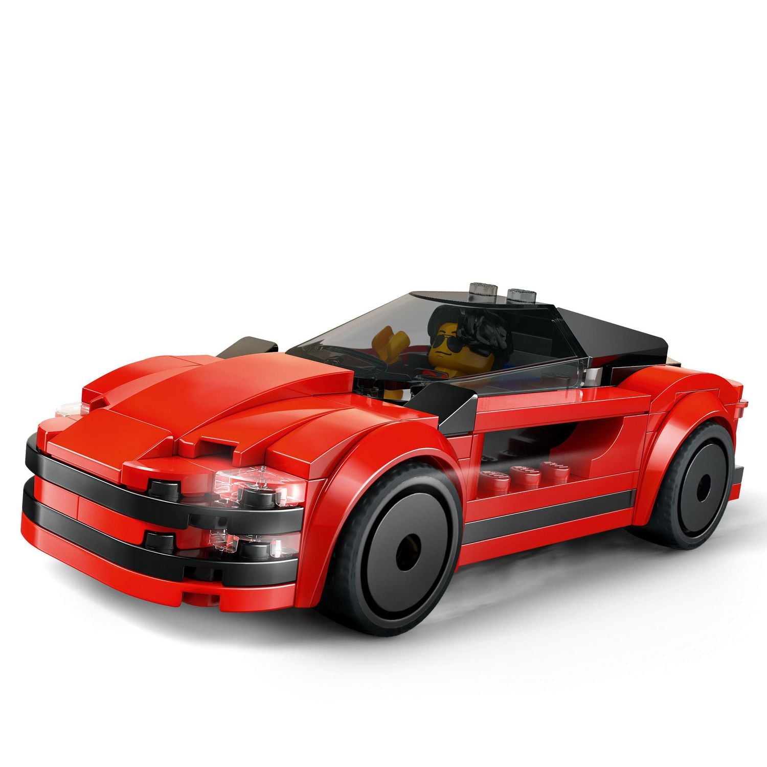 LEGO City Great Vehicles La voiture de sport rouge 60448 Ensemble de construction (109 pièces)