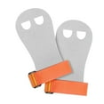 thumbnail image 2 of Lipstore Kids Gymnastic Hand Grips Breathable Gloves for Workout Exercise Accessories Orange S, 2 of 8
