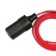thumbnail image 2 of Adaptador de conector de enchufe de encendedor hembra para coche, 10 piezas, 1 pie , rojoC, 2 of 7