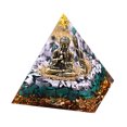 thumbnail image 1 of Pirámide Ogen 6 Cm Torre Cristal Natural Curación Energética Reiki Y Chakra (G) Pirámide Ogen 6 Cm + Estatua Buda G, 1 of 8