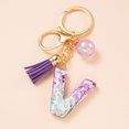 thumbnail image 3 of LYMAYTER Heart-shaped Sequin Keychain Mug Accessory - Initial Letter Charm Keychain with Shiny Heart - shaped Sequins and Tassel, 3 of 6