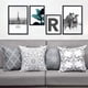 thumbnail image 2 of Fundas de cojines decorativos modernos Funda de almohada decorativa para dormitorio Dormitorio Sofá Silla Coche, gris y blanco, 45 * 45 cm JAMW Sencillez, 2 of 5