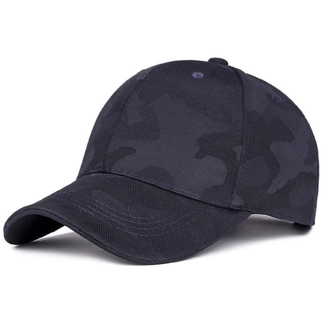 Qarigey Gorra de béisbol Casual Color sólido ajustable bordado cúpula reemplazo Unisex deporte pesca Golf sombrero Accesorios Sombreros Azul oscuro Qarigey AP018593-03