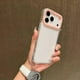 thumbnail image 1 of For iPhone 17 Pro Max Case Clear Contrasting Colors Shockproof TPU Phone Back Cover - Rose, 1 of 4