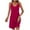 Hot Pink, variant on LYXSSBYX Casual Dresses for Women Women's Temperament Slim Slimming Sleeveless Dress