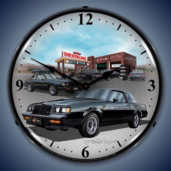 1987 Buick Gran National Wall Clock, Lighted