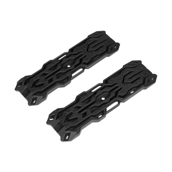 2 piezas de rampas de simulación de rampas de arena RC mejoradas para RC (2 piezas) Negro