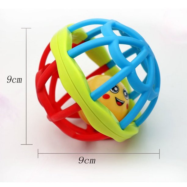 Sonajero para bebé de 0 a 12 meses, mordedor de silicona, juegos de desarrollo sensorial, juguete educativo Montessori