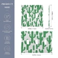 thumbnail image 2 of Yayeee Toggle Light Switch Wall Plate 2-Gang 4.56"x4.48" Decorative Outlet Cover, Cactus Pattern, 2 of 7