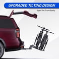 thumbnail image 4 of Ozark Trail Premium Platform Steel Bike Rack with 132lbs Load Capacity, 2'' Hitch Receiver E-Bike Compatible, 4 of 8