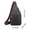 Brown, variant on FEOLGEHLY Sling Bags for Women Men, Cloth Lightweight Small Crossbody Bags, Multi-Pocket Adjustable Strap Crescent Shoulder Bag Portable Tote Sports Chest Bag for Travel Daily Commute