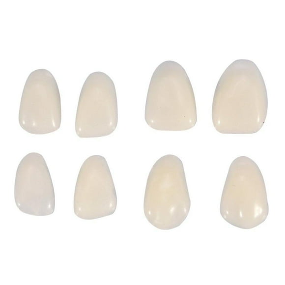70 Pcs/bag Natural Tooth Veneers Resin Front Upper Temporary Crown Non-toxic Harmless Toothbrush For Clean And Healthy Dental Care .sfygv