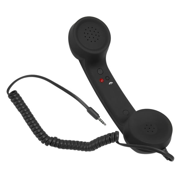 Retro Telephone Receiver Professional Radiation Proof Wired Cellphone Handset for Smartphone PC