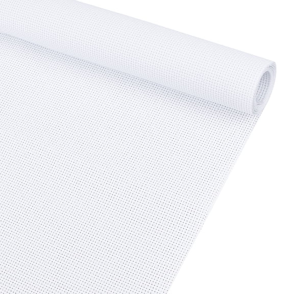 11 Count Cotton Stitch Fabric 59x20 Inch White Adia Cloth for Embroidery Needlework DIY Crafts Home Decoration 0.8mm Thick