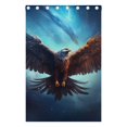 thumbnail image 4 of Eagle Starry Sky Wings Curtains Black Out 72 Inch Length Curtains for Sliding Glass Doors Bedroom Living Room 2 Pack, 4 of 6