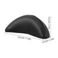 thumbnail image 2 of SEWACC Backrest for Cycling Bicycle Rear Rest Black PU for Passenger Transport 1 Set, 2 of 8