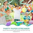 thumbnail image 5 of Raindrops 9Pack Green Crepe Paper Streamers Long p Gar Design for Event Organizers Background, 5 of 8