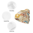 thumbnail image 3 of Pofeuu Summer Travel Print Beanie Hat for Men Women Knit Winter Hat Warm Cuffed Skull Beanie Slouchy Soft Unisex, 3 of 6