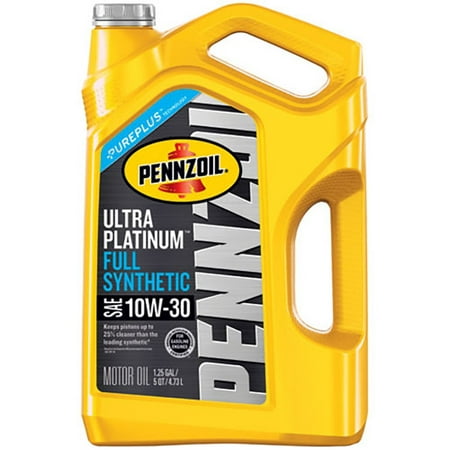 (3 Pack) Pennzoil Ultra Platinum 10W-30 Full Synthetic Motor Oil, 5