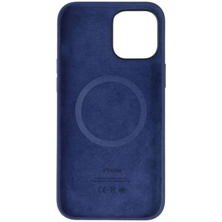 Apple - iPhone 12 Pro Max Silicone Case with MagSafe - Deep Navy