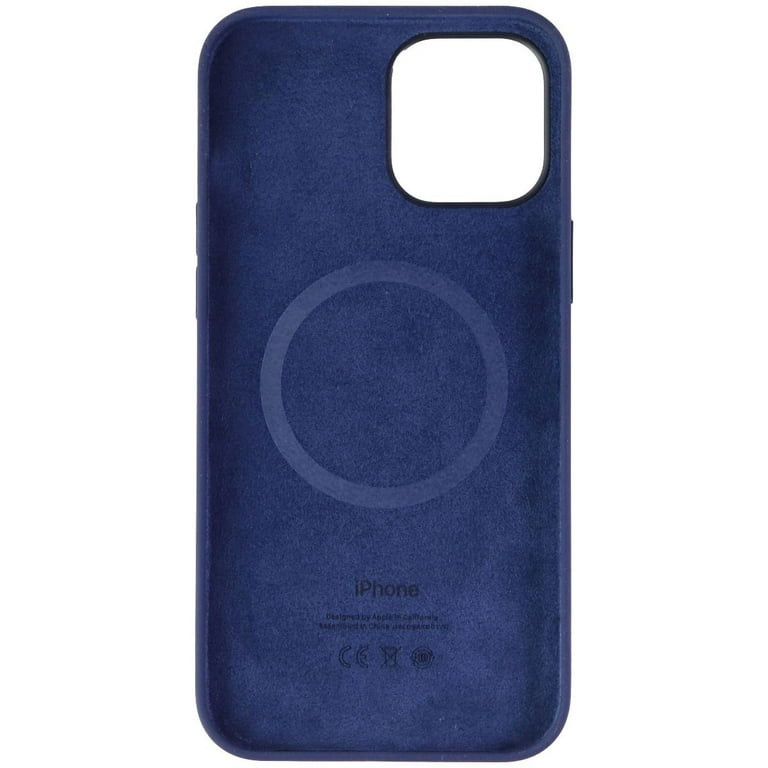 Deep Navy Blue Iphone 12 Cover Silicone Deep Navy Blue Original