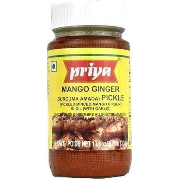 Priya Mango Ginger Pickle with Garlic 300 gm bottle