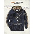 thumbnail image 4 of Legendary Whitetails Men's Standard Camo Outfitter Hoodie, Navy, X-Large, 4 of 5