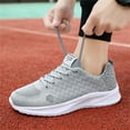 thumbnail image 6 of Sngxgn Men's Running Shoes Fashion Sneakers Lightweight Breathable Walking Shoes Workout Casual Sports Shoes(Grey,40), 6 of 8
