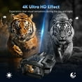 thumbnail image 2 of Ruaiok 4K Night Vision Binoculars,8X Night Vision Goggles with Accessories Included,Gift for Adults Hunting & Camping, 2 of 8