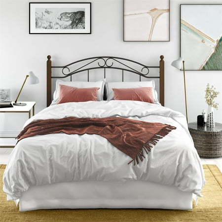 Dorel Living Costello Wood and Metal Queen/Full Headboard ...
