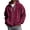 Hot Pink, variant on FENGYOU Mens Corduroy Zip Up Hoodie Oversized Drop Shoulder Sweatshirt Ribbed Long Sleeve Hooded Jacket Casual Pullover Army Green L
