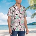 thumbnail image 6 of Picia West Cowgirl Disco Gentle Cotton Regular Fit Short Sleeve Casual Hawaiian Shirt for Men-XX-Large, 6 of 8