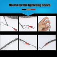 thumbnail image 5 of Electrician Fish Tape Kit for Cable Pulling 5-50 Meters, Plastic Coated Steel Wire Threading Rod with 360 Head Wheel, 5 of 5