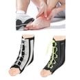 thumbnail image 2 of Ankle Brace for Sprained Ankle Heel Protector Wrap Ankle Support Drawstring Ankle Wraps with Metal Support grey, 2 of 4