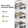 thumbnail image 7 of Joreek Chamber Vacuum Sealer, 320W Sealing Power, Vacuum Packing Machine for Wet Foods, Meats, Marinades and More, Compact Size with 12.6 in Sealing Length, Applied in Home Kitchen and Commercial Use, 7 of 7