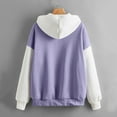 thumbnail image 4 of Women Blouses Zip up Light Weight Sweatshirt Oversized Zip Pullover Women Oversized up Sweatshirt Hoodie Thumb Front for Sweater for Fashion Medium Petite Sweatshirts Purple S, 4 of 4