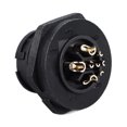 thumbnail image 2 of Uadme Zócalo Tipo Pin, 10PCS E13 Zócalo A Presión Montaje En Panel Tipo De Pin Zócalo De 8 Núcleos Conector Impermeable De Carcasa PA66, 2 of 7