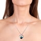 thumbnail image 3 of Collar con colgante en forma de corazón grabado con arcoíris, collar con colgante en forma de corazón para perros, collares y colgantes, 3 of 8