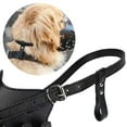 thumbnail image 3 of Goaxuzt Dog Muzzle for Medium Large Dogs Adjustable Breathable Soft Leather Muzzle For Biting, L Black, 3 of 10