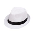 thumbnail image 1 of Sombrero Fedora para niños de hoksml, sombrero de jazz para verano, sol, playa, protector solar, sombrero para exteriores, regalos de playa para niños y niñas., 1 of 2