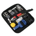 thumbnail image 1 of Kit de Réparation de Montre, Bracelet de Montre Démonter Pin Punch Pry Réglable Cas Opener Entreprise Robuste en Alliage Portable avec Sac de Rangement pour Horloger pour la Maison, 1 of 8