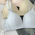 thumbnail image 6 of Npasoilc full coverage bra no Underwire for womenWomen's Lingerie Student Girl Gathered Thin Without Steel Ring Girl's Bra, 6 of 7