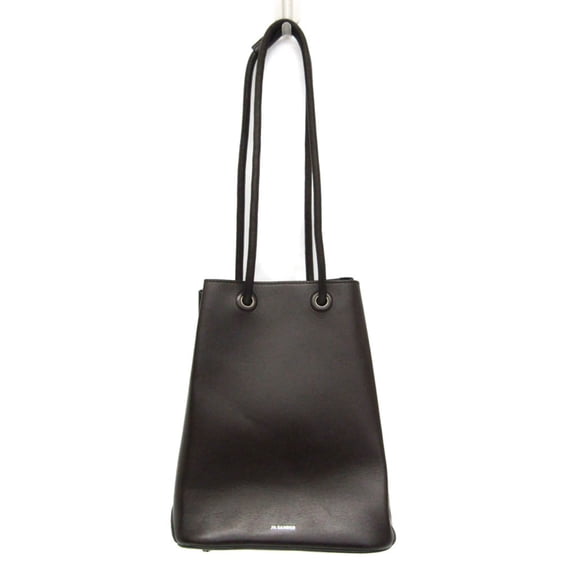 Pre-Owned Jil Sander Crossbody Drawstring Bag Men,Women Leather Handbag,Shoulder Bag Dark Brown