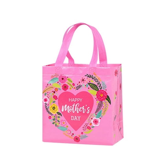 ZPAQI Floral Non-Woven Candy Bags for Gift Wrapping Party Favor Thank You Tote Bags