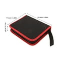 thumbnail image 2 of ROSENICE Drill Bit Pouch Holder 1Pcs 22.80X17.50X4.50CM for Men Woodworking, 2 of 8
