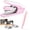 Pink, variant on Effortless Stapler for Desk with 40-50 Sheet Capacity, 2000 Staples, 1-Touch Stapling, Ergonomic & Easy to Load Desktop Staplers, Heavy Duty Stapler, and Magnetic Staple Remover, Purple