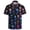 Black, variant on Mens Polos Golf Graphic Print Shirt Short Sleeve Casual Knit Comfortable Breathable Summer Collar Men Shirts Black L