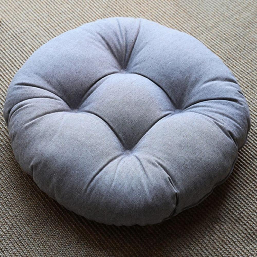 Round Cushion Patio Memory Foam Mat Seat Pillow Thicken Bed Sofa Chair Pad 