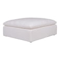 thumbnail image 2 of Moe's Home Collection Clay Ottoman Livesmart Fabric - Color:White-Color:White, 2 of 6
